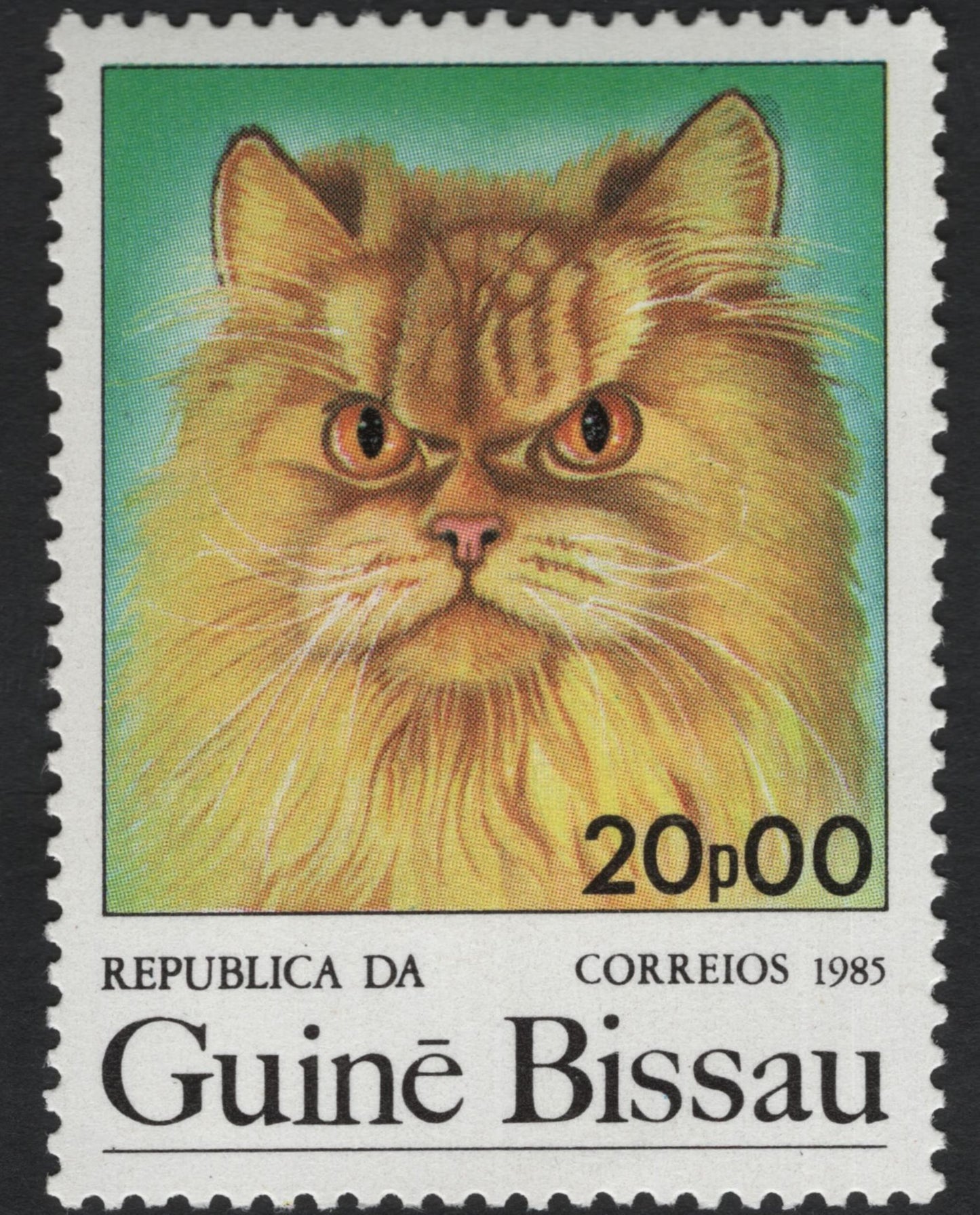 SCG11093 - Guiné-Bissau 1985 – Domestic Cat Breeds (Complete 7-Stamp Set)