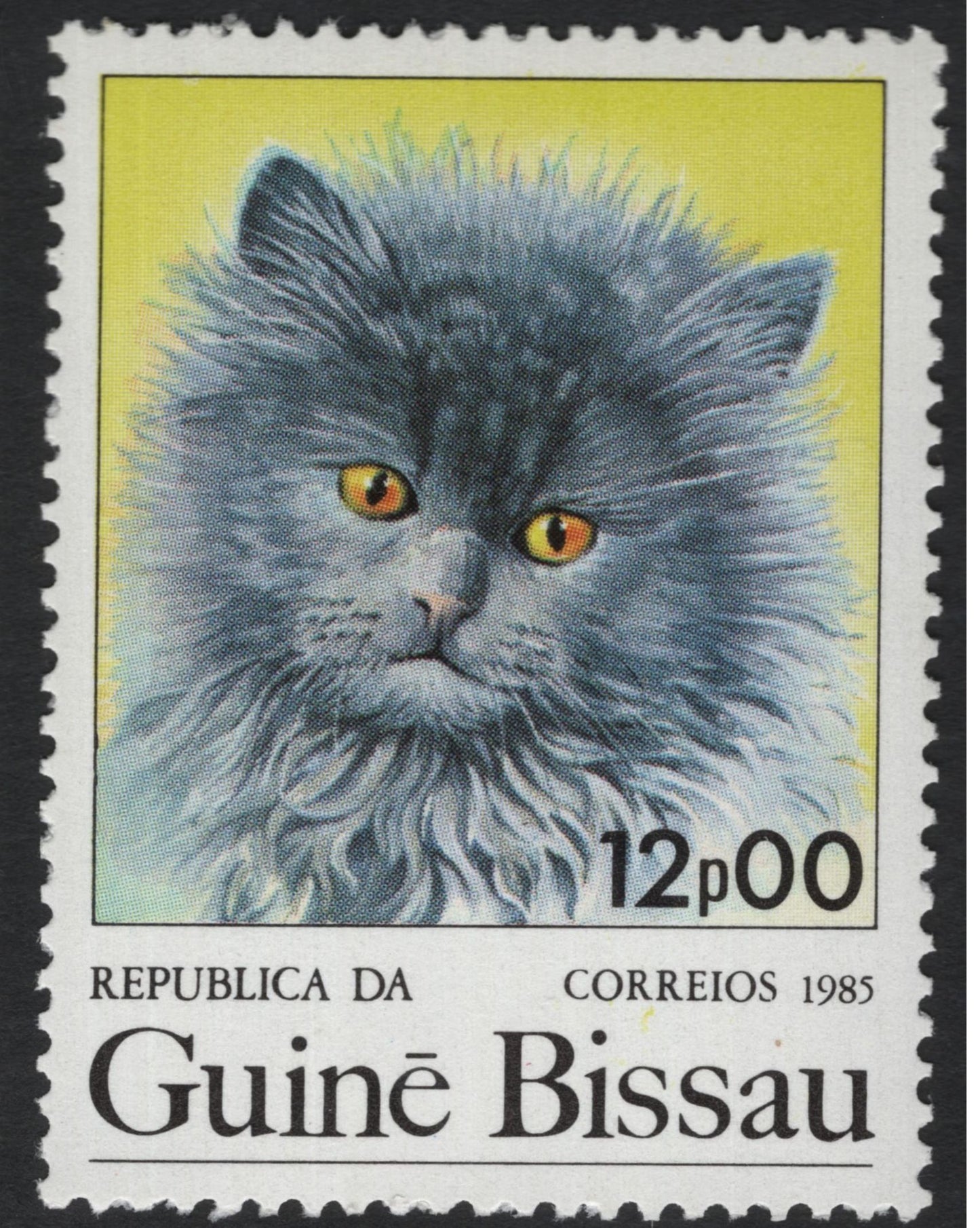 SCG11093 - Guiné-Bissau 1985 – Domestic Cat Breeds (Complete 7-Stamp Set)