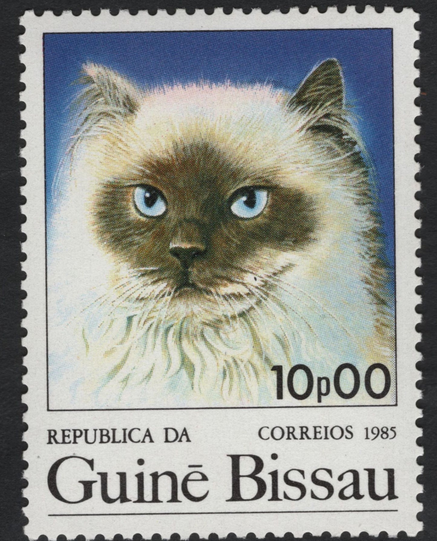 SCG11093 - Guiné-Bissau 1985 – Domestic Cat Breeds (Complete 7-Stamp Set)