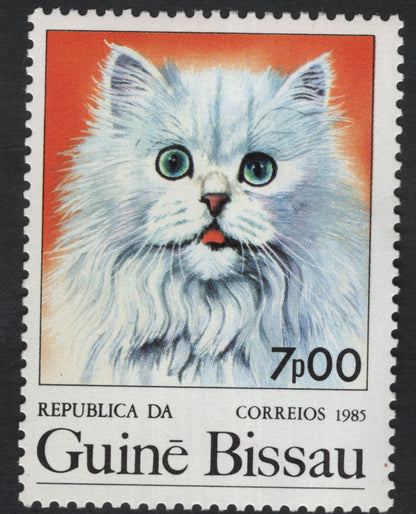 SCG11093 - Guiné-Bissau 1985 – Domestic Cat Breeds (Complete 7-Stamp Set)