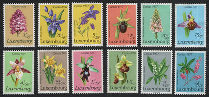 SCG11092 - Luxembourg – Caritas Semi-Postal Floral & Orchid Series (1975–1977)