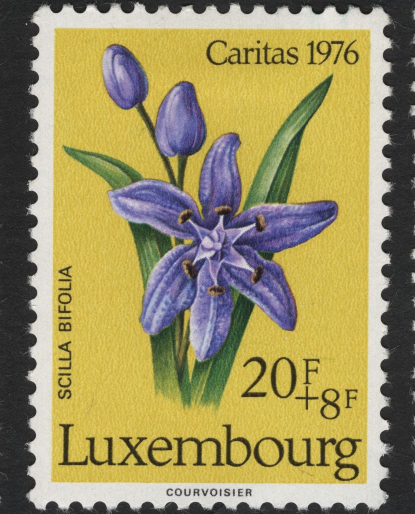 SCG11092 - Luxembourg – Caritas Semi-Postal Floral & Orchid Series (1975–1977)