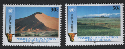 SCG10988 - United Nations (New York) – Namibia: A New Nation, A Trust Fulfilled (1991) Landscape Pair