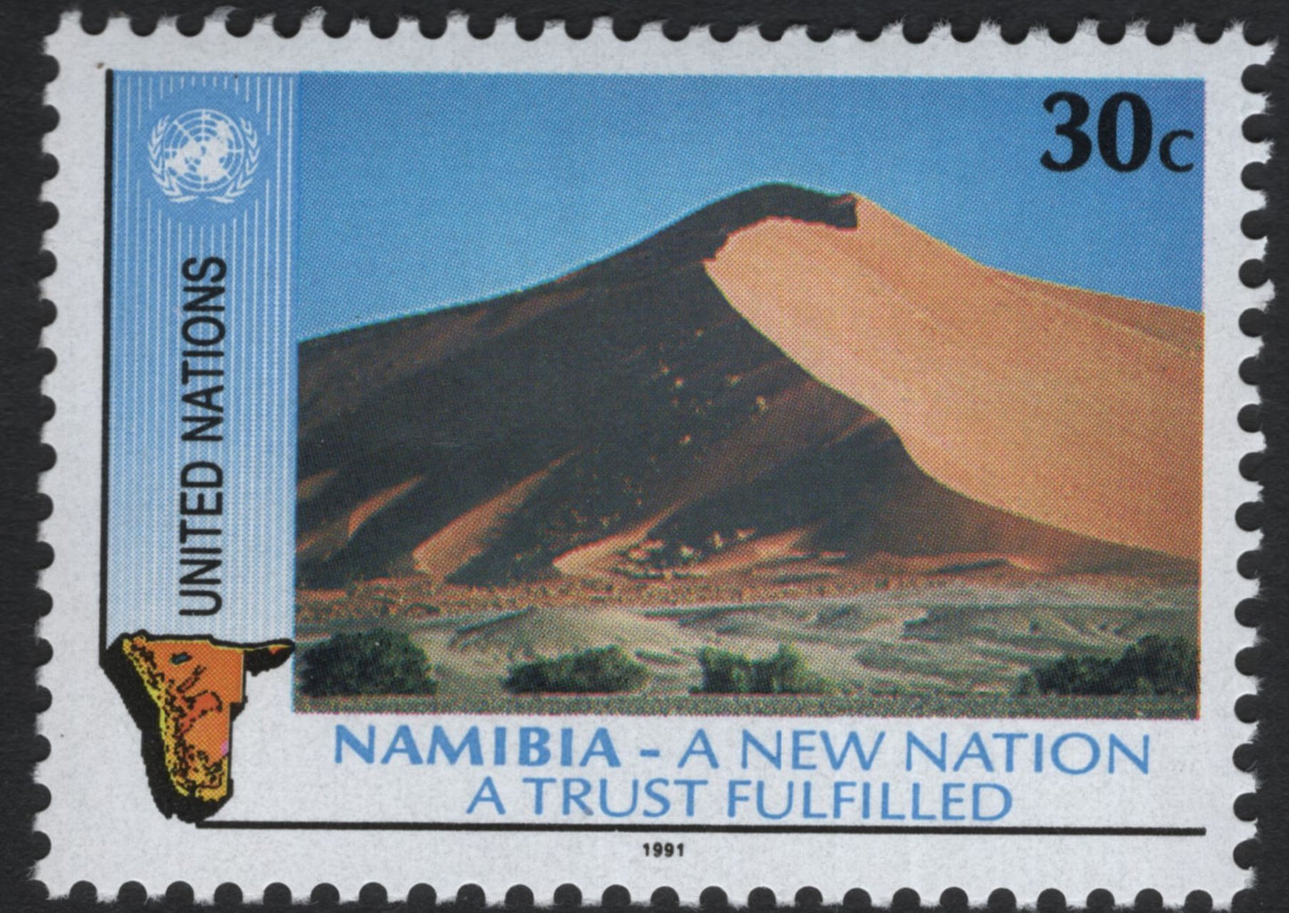 SCG10988 - United Nations (New York) – Namibia: A New Nation, A Trust Fulfilled (1991) Landscape Pair