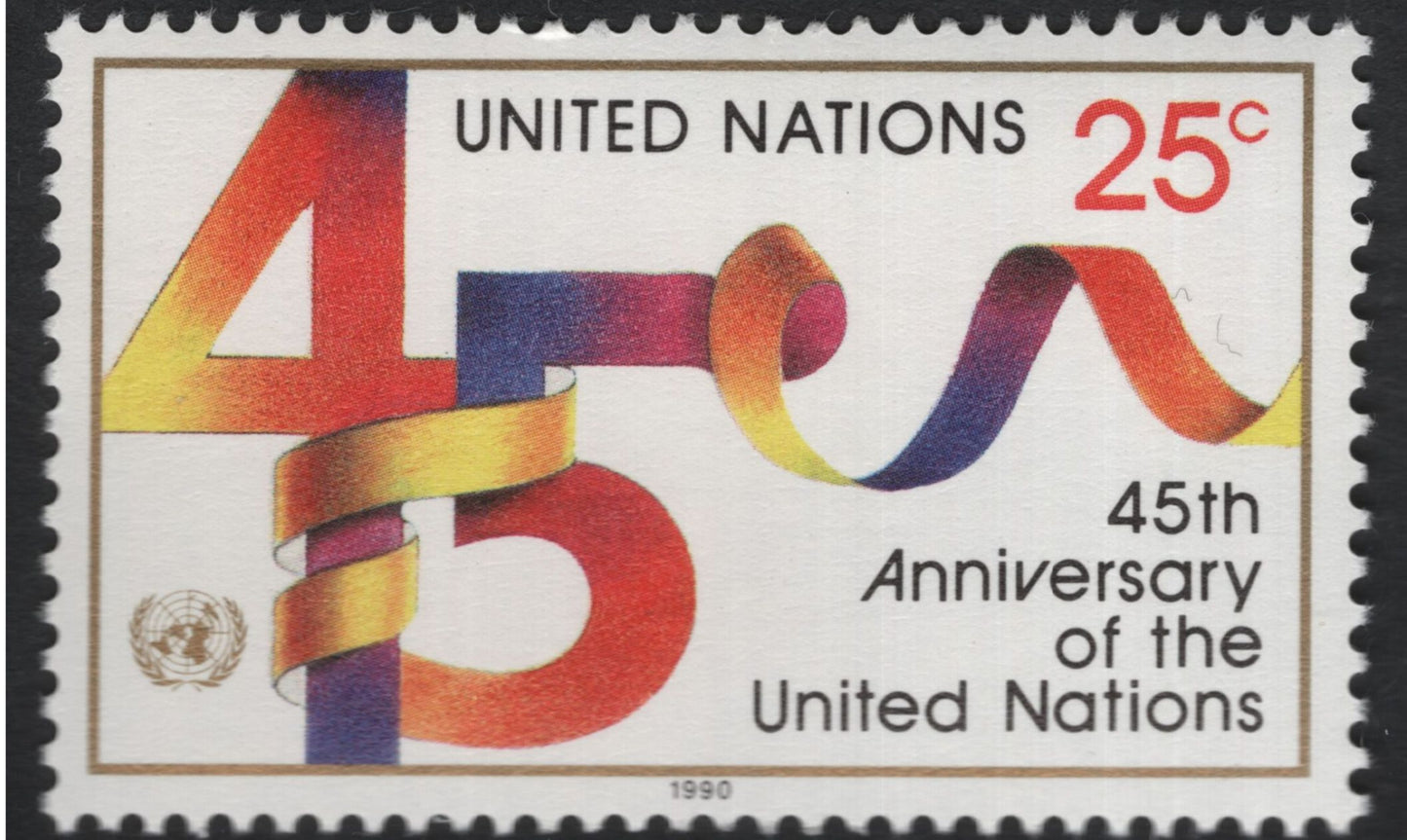 SCG10990 - United Nations (New York) 1990 – 45th Anniversary of the United Nations | Commemorative Stamp Pair