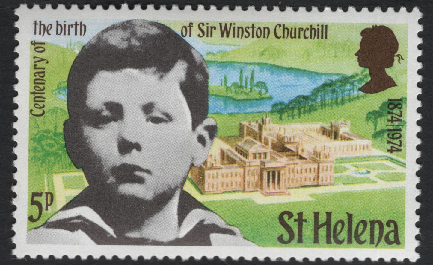 SCG10982 - St Helena 1974 – Centenary of the Birth of Sir Winston Churchill (2-Stamp Set)