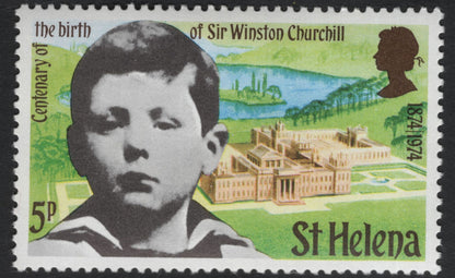 SCG10982 - St Helena 1974 – Centenary of the Birth of Sir Winston Churchill (2-Stamp Set)