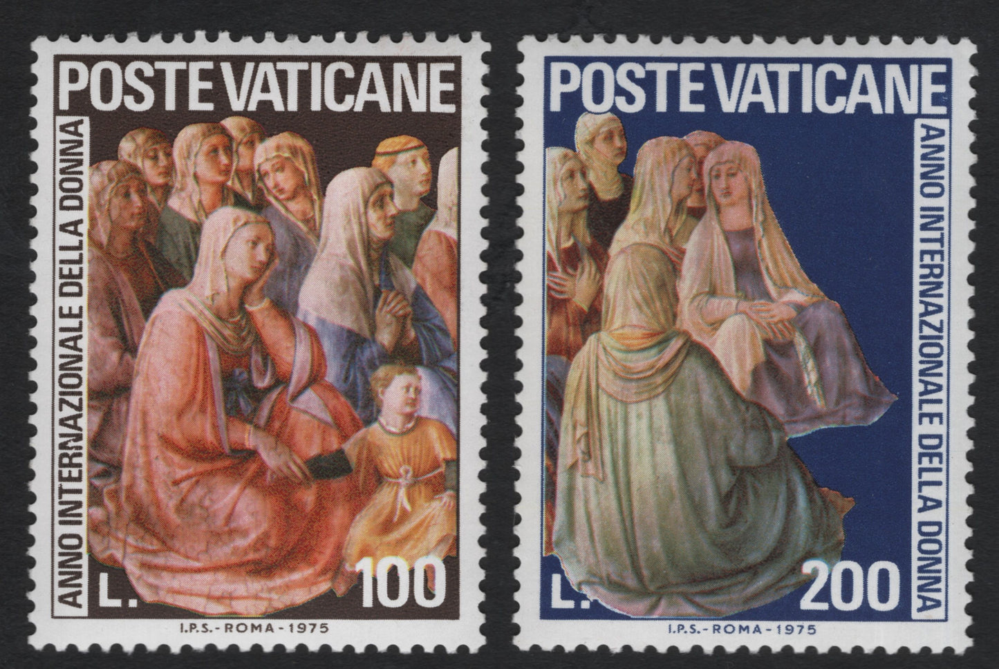 SCG10985 - Vatican City 1975 – International Women’s Year (Anno Internazionale della Donna) – Complete Set of 2
