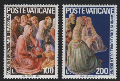 SCG10985 - Vatican City 1975 – International Women’s Year (Anno Internazionale della Donna) – Complete Set of 2