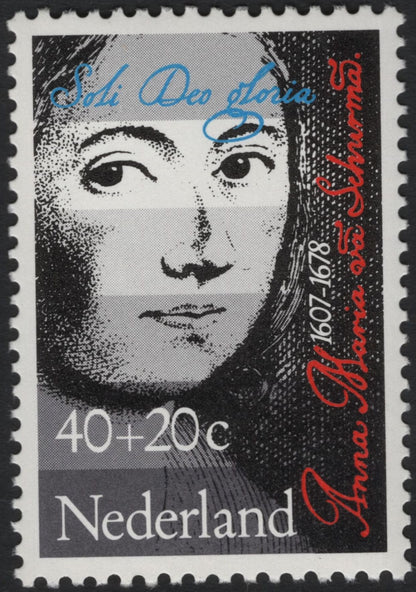 SCG10997 - Netherlands – Anne Frank & Literacy Semi-Postal Stamp Pair (1607–1678), Charity Issue