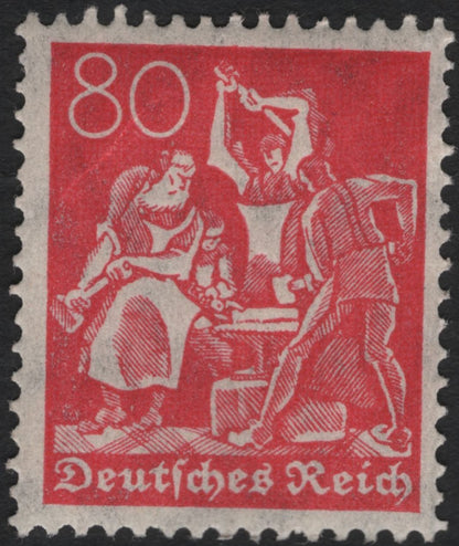 SCG10999 - Germany (Deutsches Reich) – Labor & Industry “Blacksmiths” Pair, 60pf & 80pf