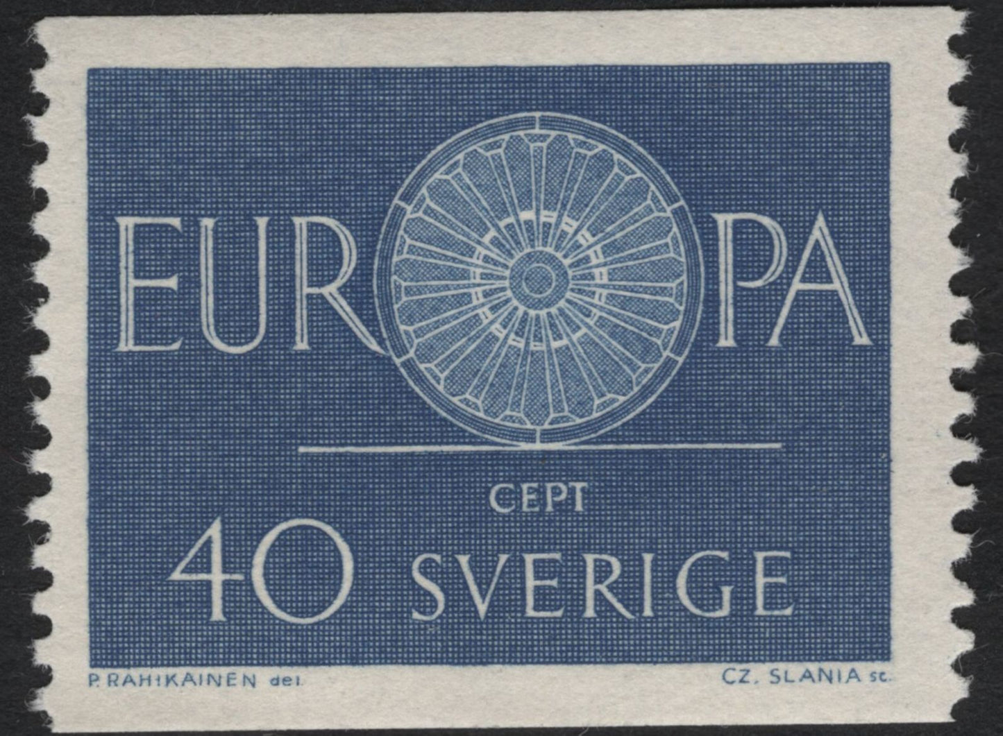 SCG11053 - Sweden (Sverige) 1960 Europa CEPT – Common Design Issue (40 öre & 1 Krona Pair)