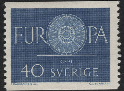 SCG11053 - Sweden (Sverige) 1960 Europa CEPT – Common Design Issue (40 öre & 1 Krona Pair)