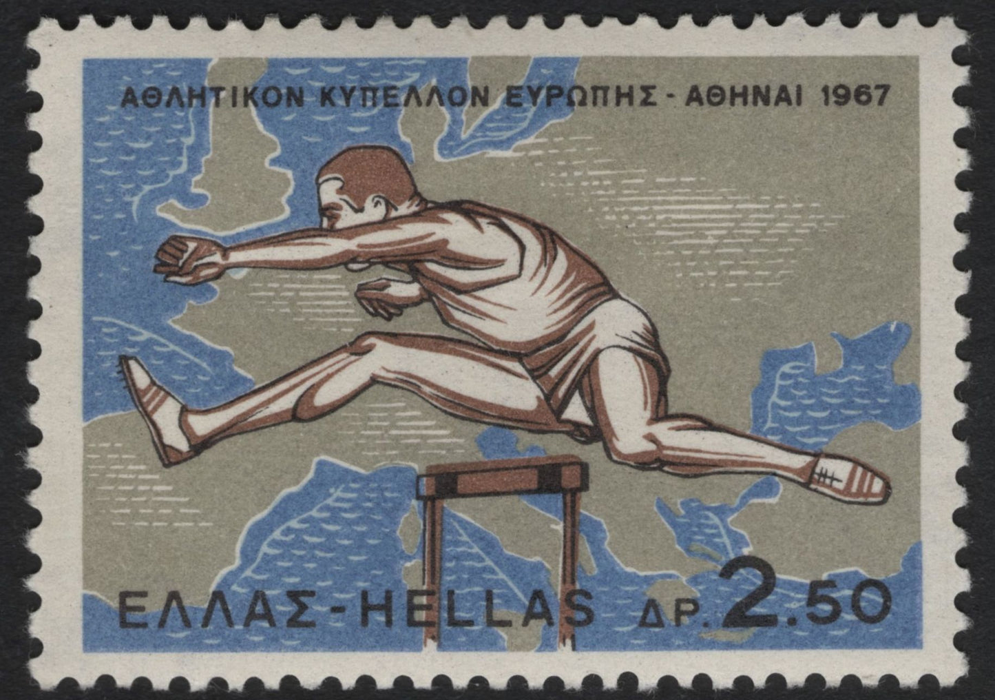 SCG11055 - 🇬🇷 Greece (Hellas) 1967 – European Athletics Cup, Athens