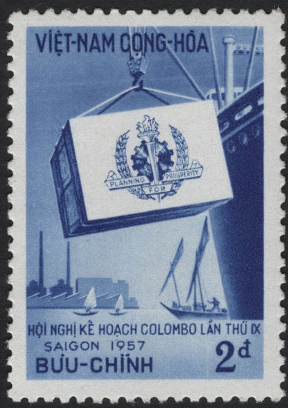 SCG11066 - Republic of Vietnam (South Vietnam) – 1957 Colombo Plan Conference, Saigon (Complete Set of 3)