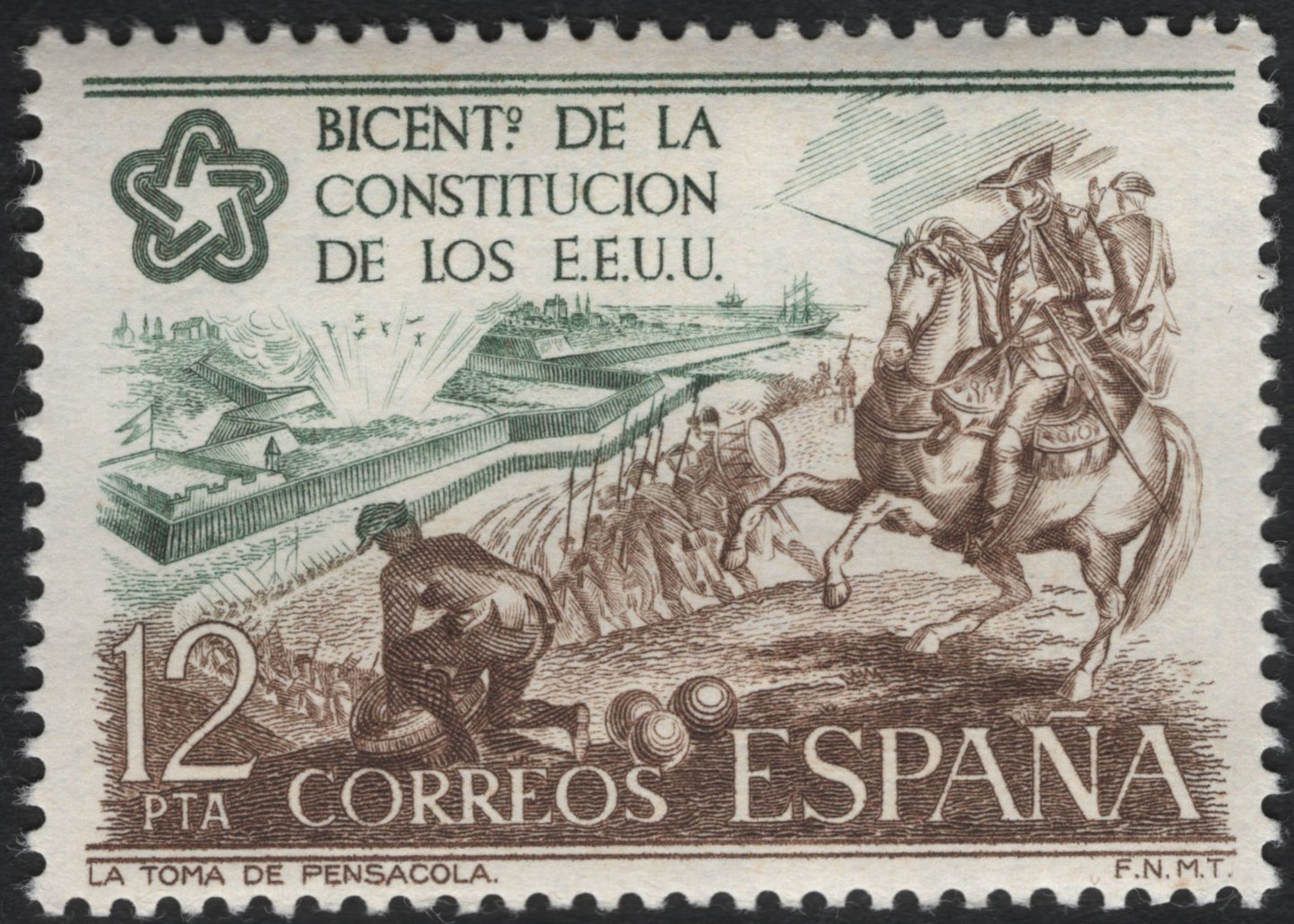 SCG11063 - Spain – 1987 U.S. Constitution Bicentenary Commemorative Set (4 Stamps)