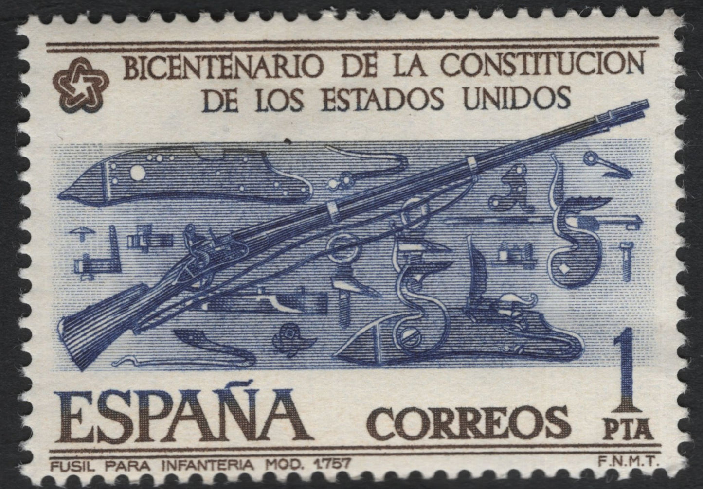 SCG11063 - Spain – 1987 U.S. Constitution Bicentenary Commemorative Set (4 Stamps)