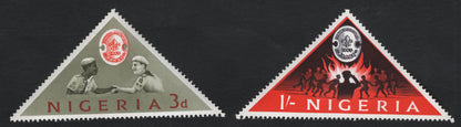 SCG11072 - Nigeria 1953 World Jamboree – Scouts Brotherhood Triangle Pair