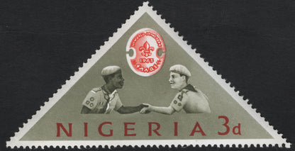 SCG11072 - Nigeria 1953 World Jamboree – Scouts Brotherhood Triangle Pair