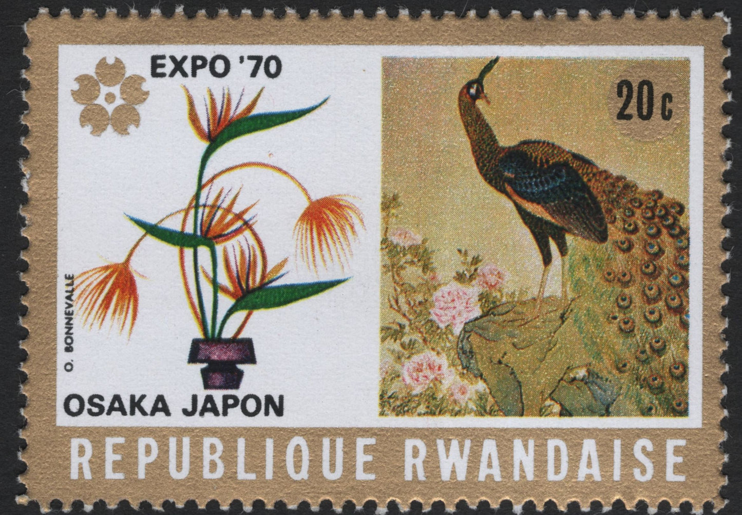 SCG11070 - Rwanda 1970 – Expo ’70 Osaka, Japan | Japanese Art & Culture Set (3 Stamps)