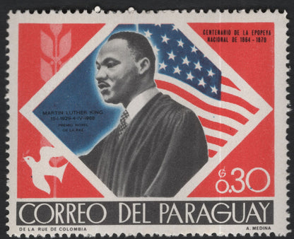SCG11074 - 🇵🇾 Paraguay – Dr. Christiaan Barnard, Heart Transplant Pioneer (1968)