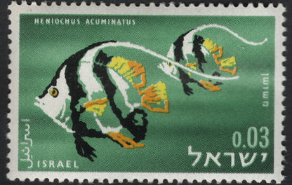 SCG11082 - Israel Tropical Fish Series – Coral Reef Species (Set of 4)