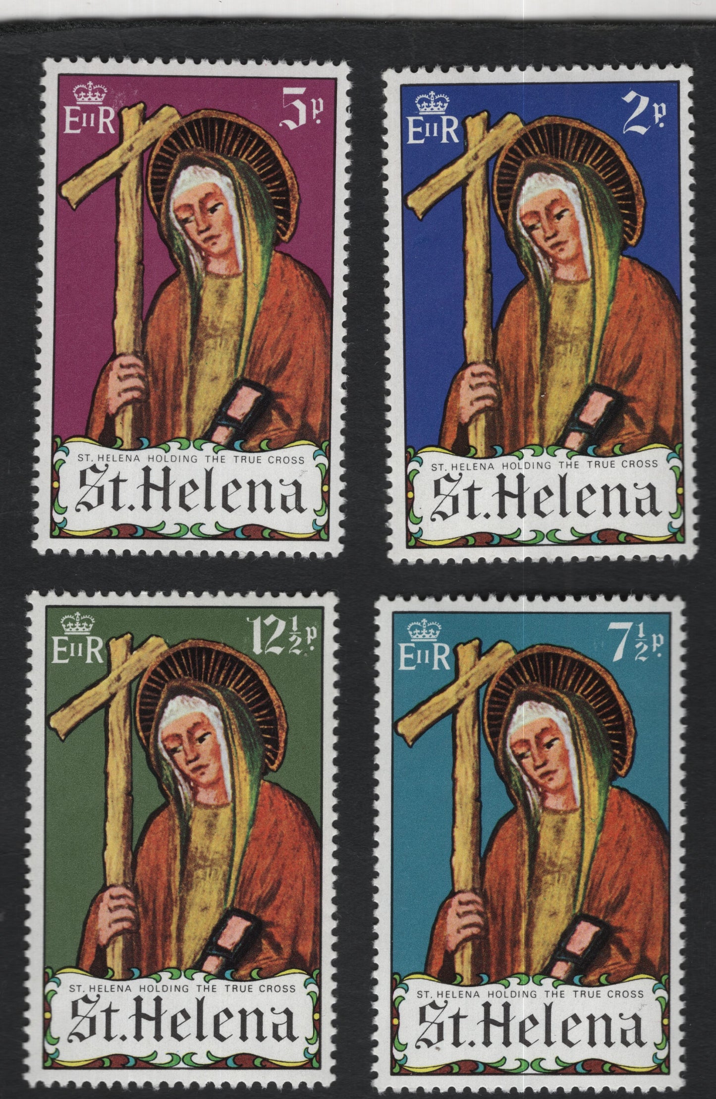 SCG11087 - St. Helena – St. Helena Holding the True Cross Definitives (4-Value Set)