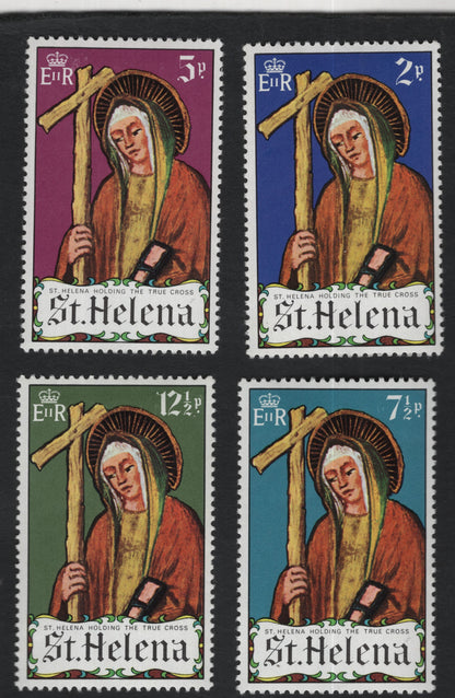 SCG11087 - St. Helena – St. Helena Holding the True Cross Definitives (4-Value Set)