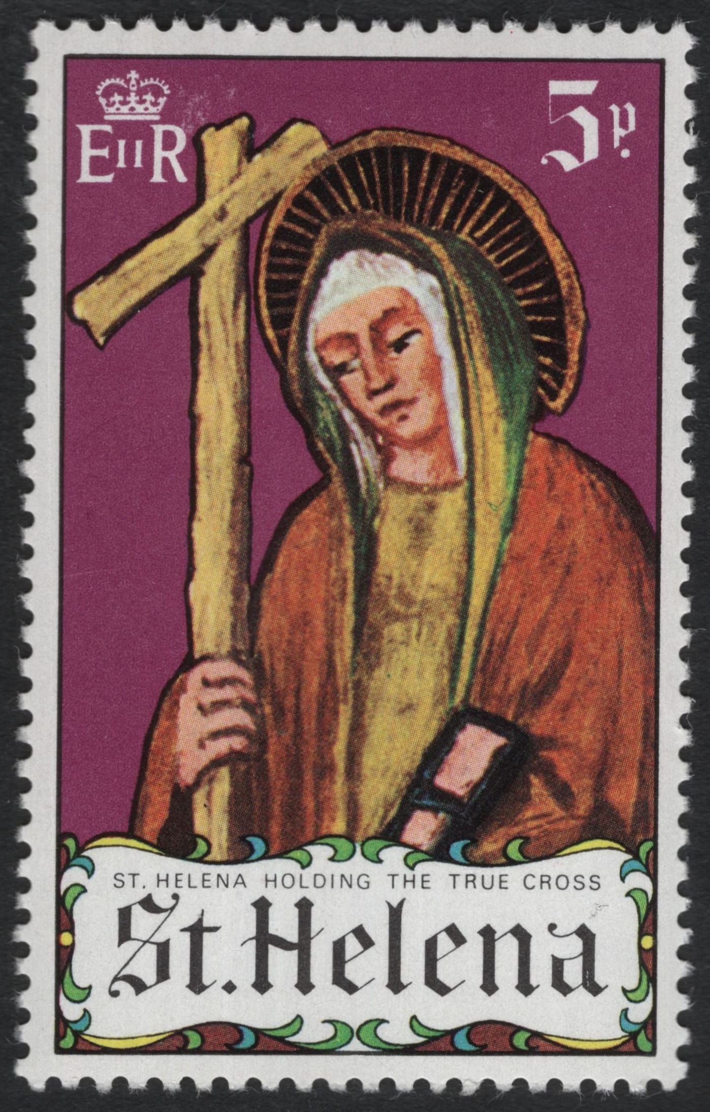 SCG11087 - St. Helena – St. Helena Holding the True Cross Definitives (4-Value Set)