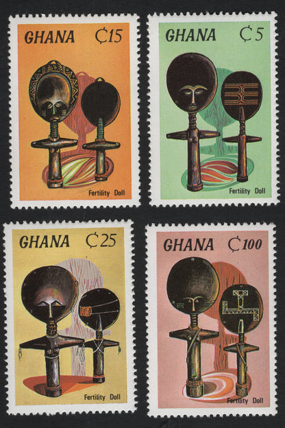 SCG10976 - Ghana – Traditional Fertility Dolls (Akuaba) Stamp Set