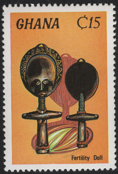 SCG10976 - Ghana – Traditional Fertility Dolls (Akuaba) Stamp Set