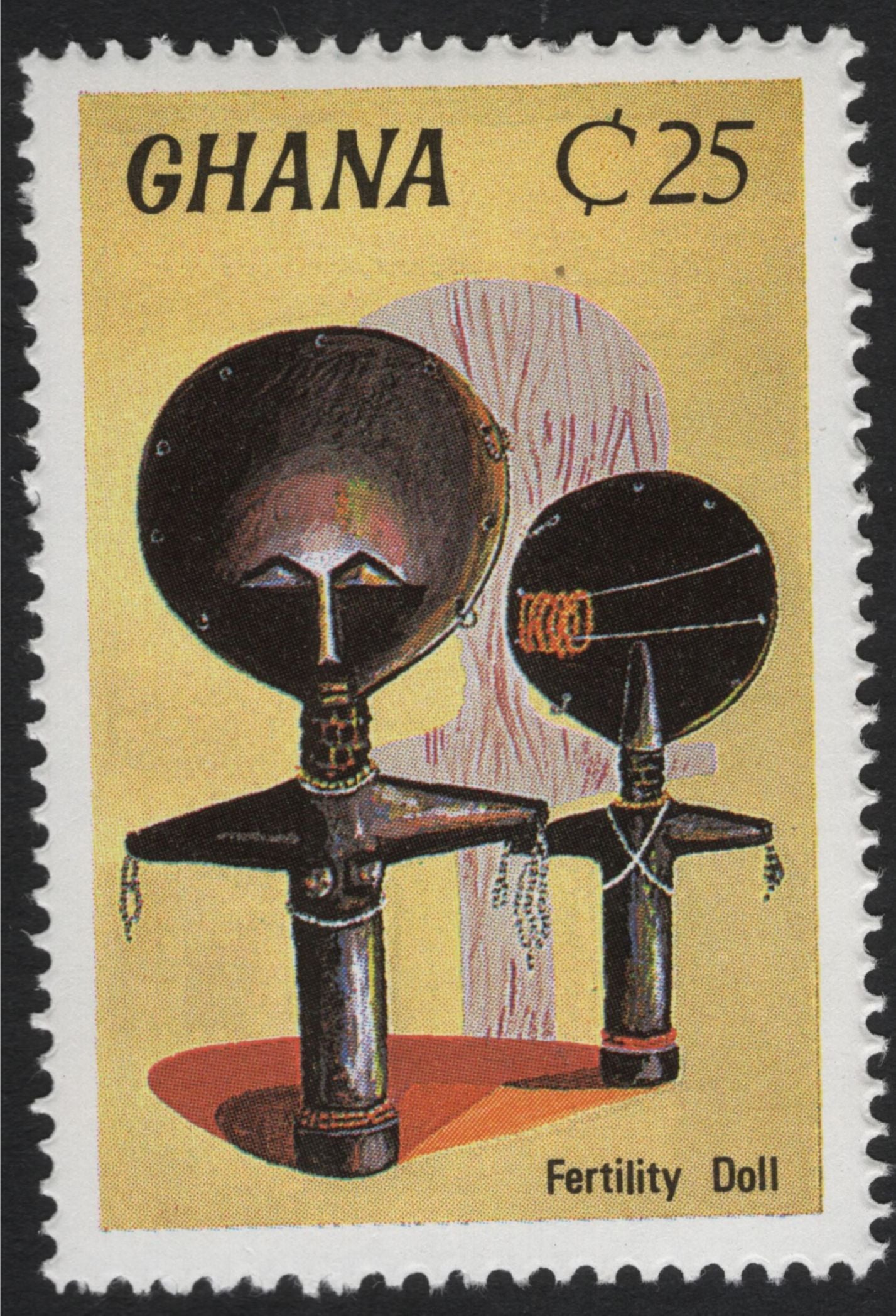 SCG10976 - Ghana – Traditional Fertility Dolls (Akuaba) Stamp Set