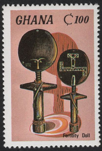 SCG10976 - Ghana – Traditional Fertility Dolls (Akuaba) Stamp Set