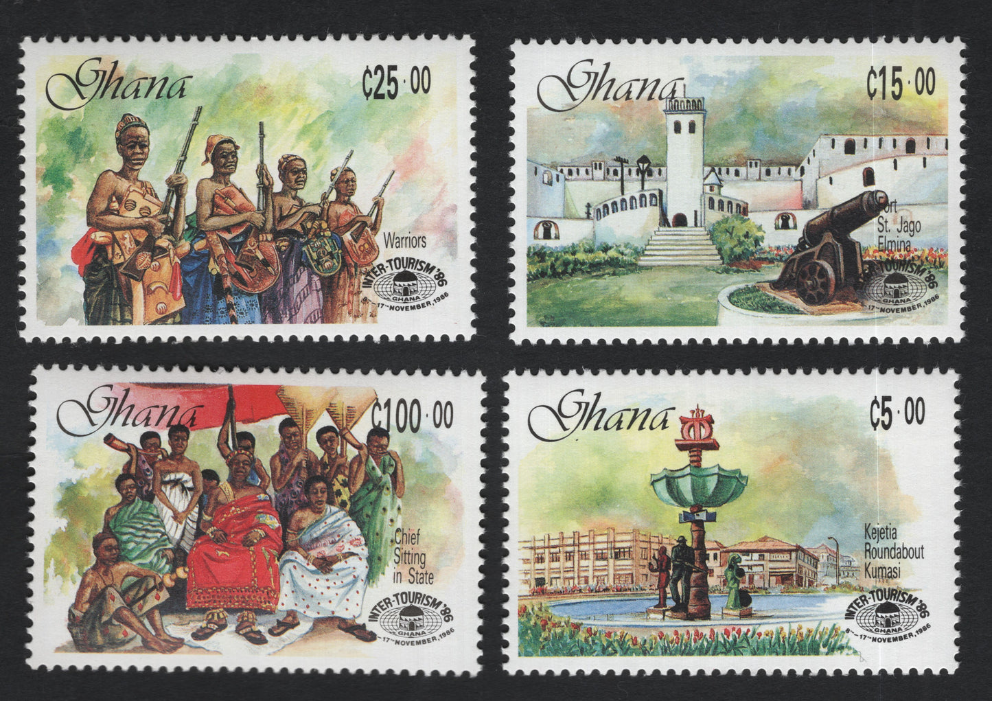 SCG10977 - Ghana – Inter-Tourism ’86 Cultural & Heritage Set (1986)
