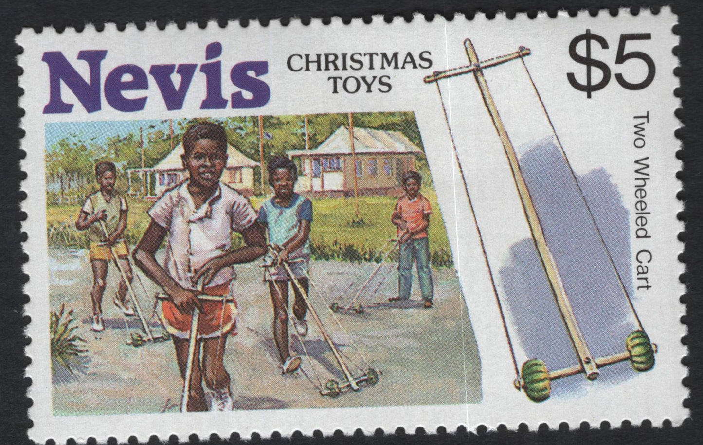 SCG10978 - Nevis – Christmas Toys Issue (Traditional Caribbean Children’s Toys Set)