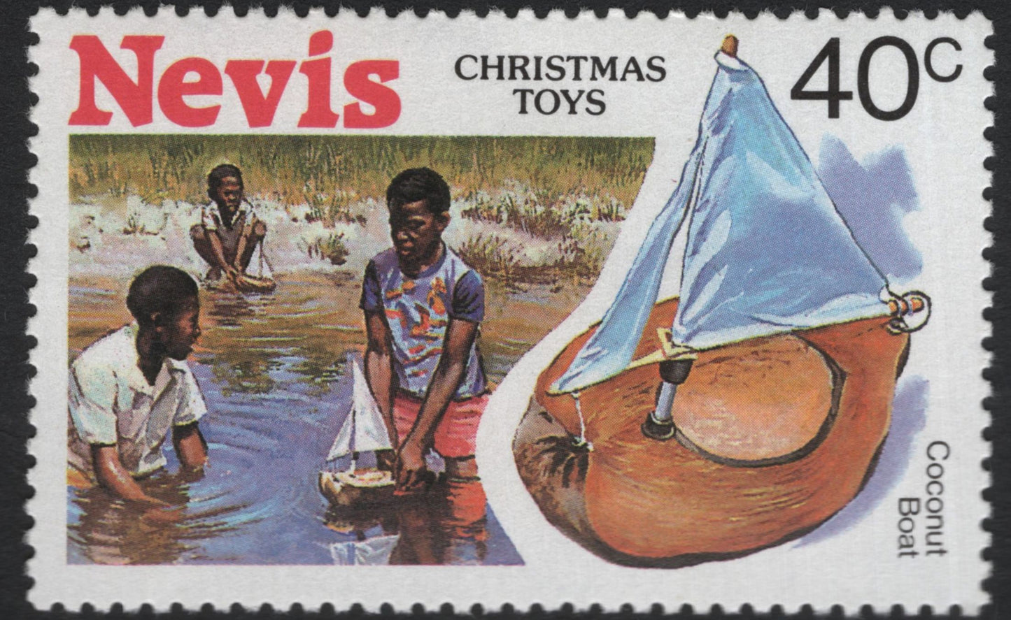 SCG10978 - Nevis – Christmas Toys Issue (Traditional Caribbean Children’s Toys Set)