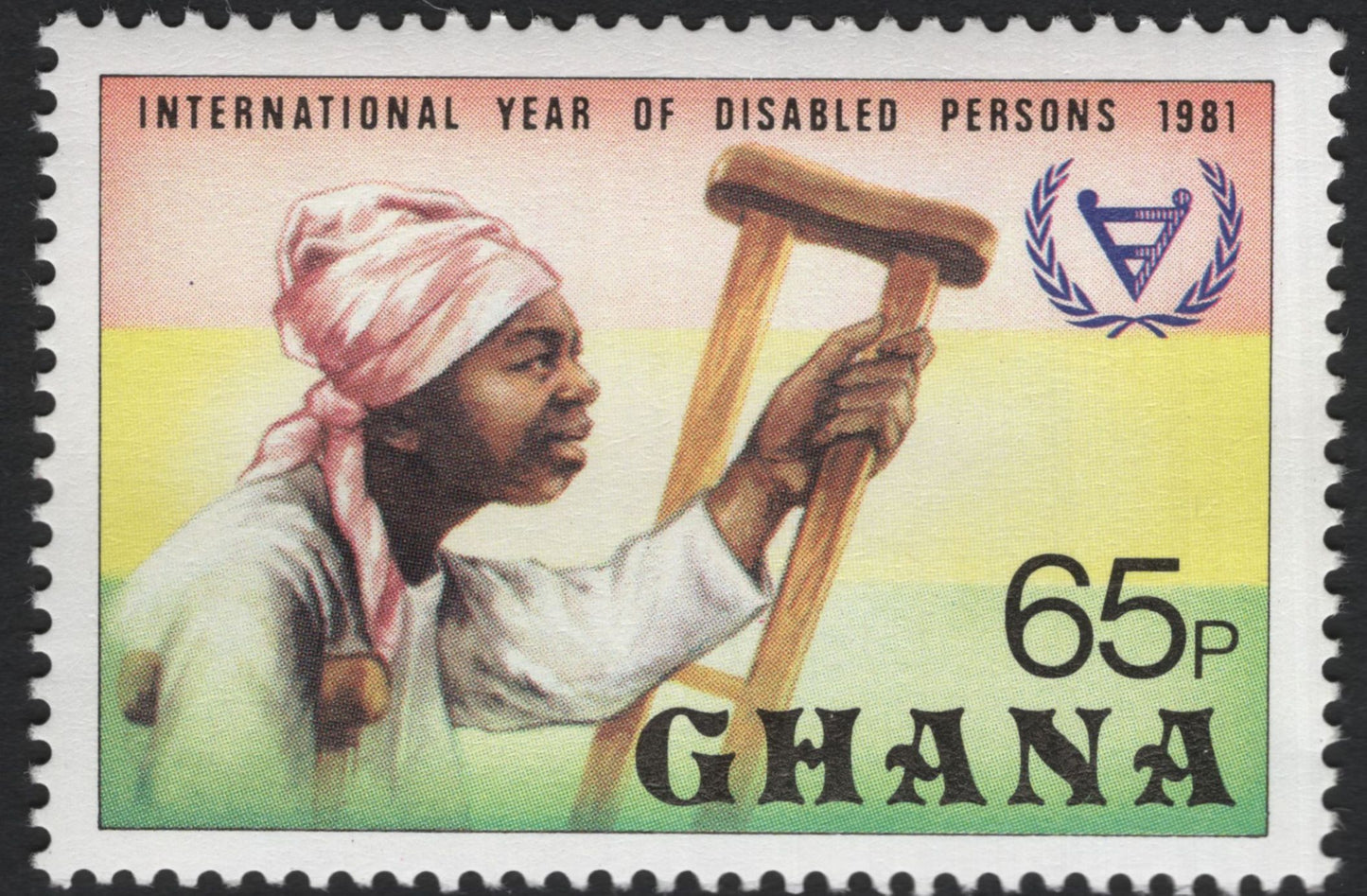SCG10979 - Ghana 1981 – International Year of Disabled Persons (Complete Set of 4 Stamps)