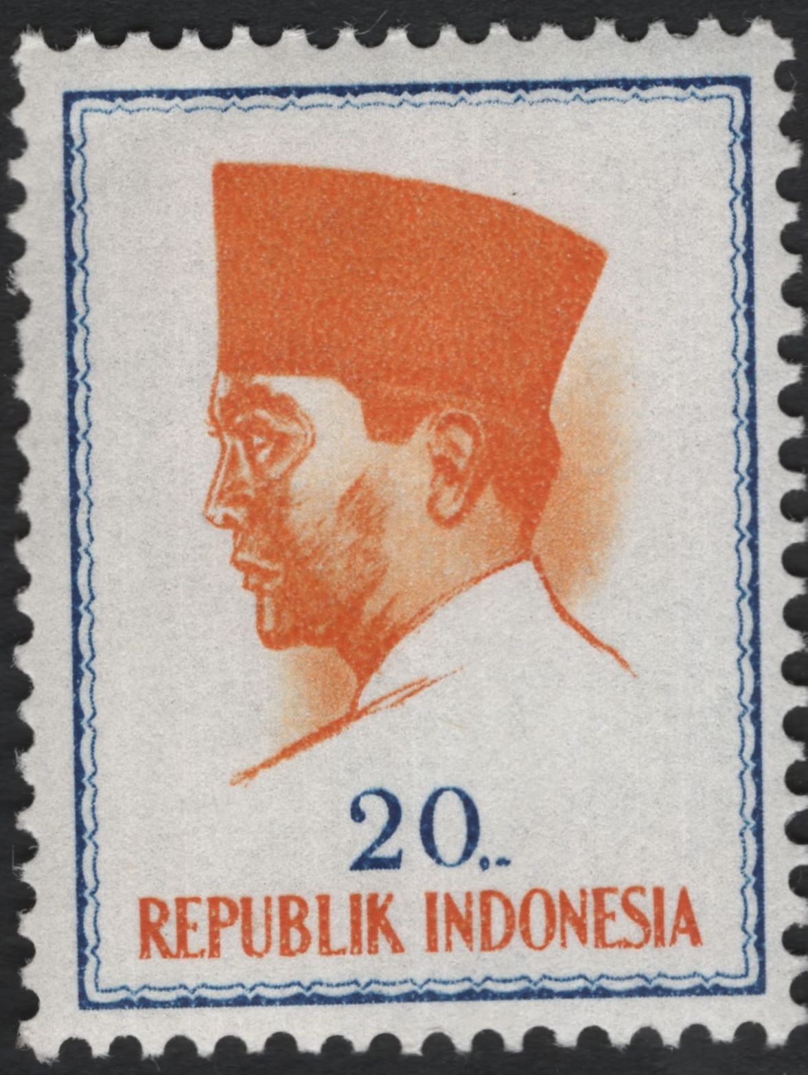 SCG10939 - Indonesia – Sukarno Definitive Portrait Set (6–30 Sen)