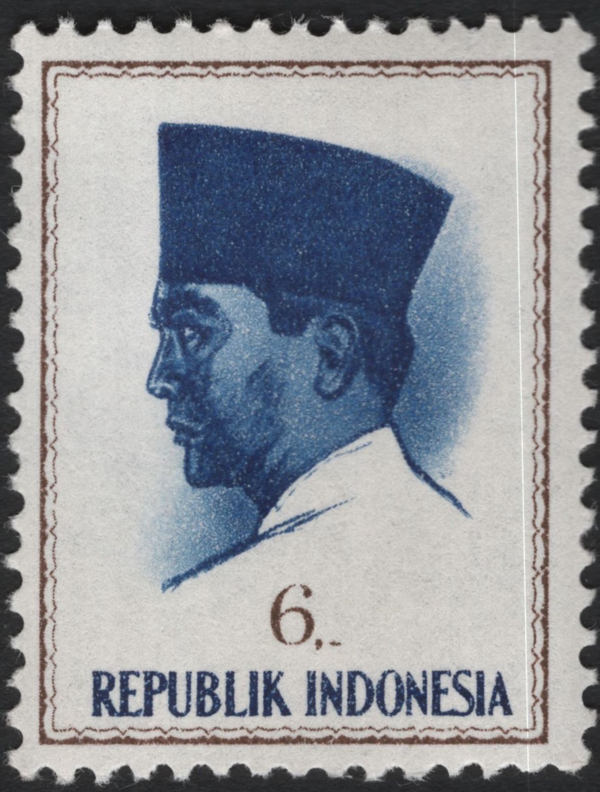 SCG10939 - Indonesia – Sukarno Definitive Portrait Set (6–30 Sen)