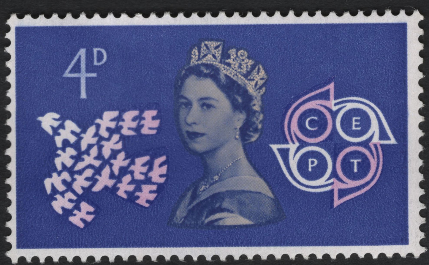 SCG10940 - United Kingdom 1967 Europa CEPT Set – Queen Elizabeth II (3 Values)