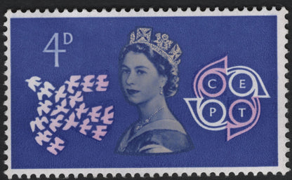 SCG10940 - United Kingdom 1967 Europa CEPT Set – Queen Elizabeth II (3 Values)