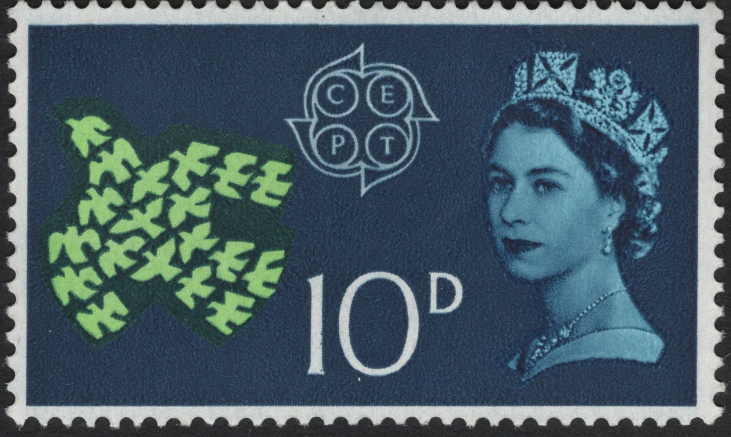 SCG10940 - United Kingdom 1967 Europa CEPT Set – Queen Elizabeth II (3 Values)