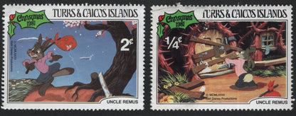 SCG10941 - Turks & Caicos Islands – Christmas 1981 Disney “Uncle Remus” Stamps (Brer Rabbit) – Set of 2