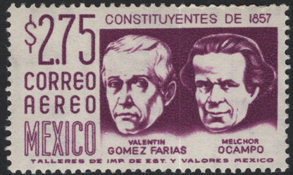 SCG10936 - Mexico Correo Aéreo High-Value Commemoratives – Cultural, Historical & Architectural Themes (Set of 4)V
