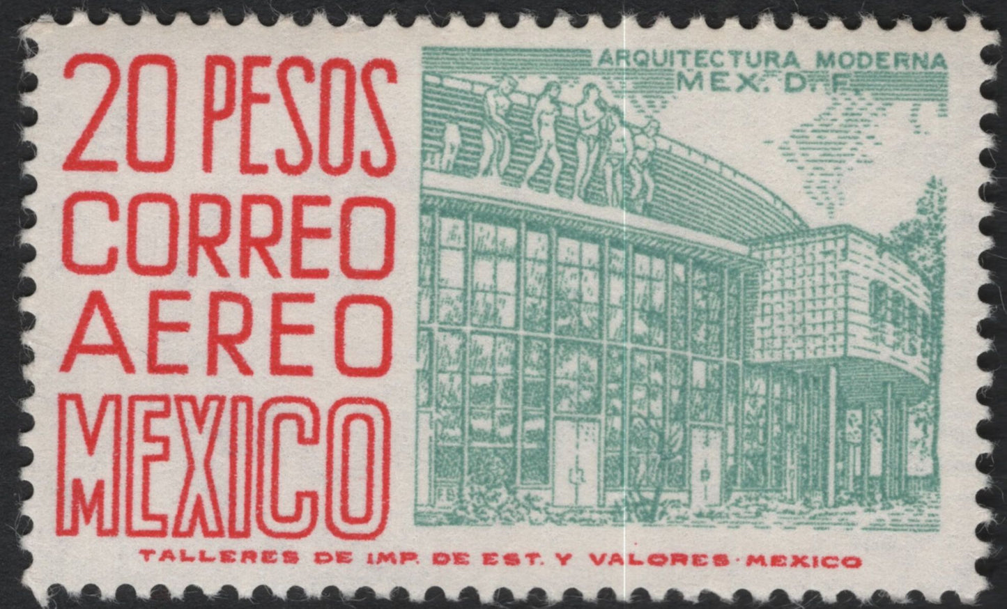 SCG10936 - Mexico Correo Aéreo High-Value Commemoratives – Cultural, Historical & Architectural Themes (Set of 4)V