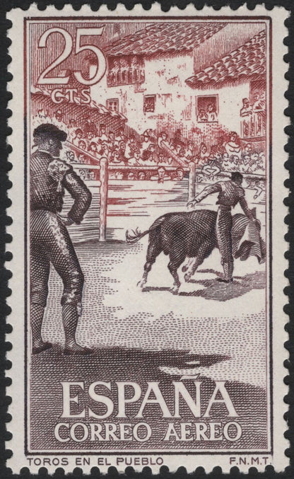 SCG11213 - 🇪🇸 Spain – Bullfighting (Tauromaquia) Airmail Stamps