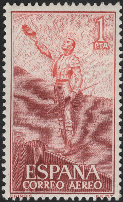 SCG11213 - 🇪🇸 Spain – Bullfighting (Tauromaquia) Airmail Stamps