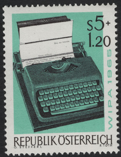 SCG11215 - Austria 1965 WIPA Semi-Postal Stamps – Printing & Postal Heritage (Complete Set)