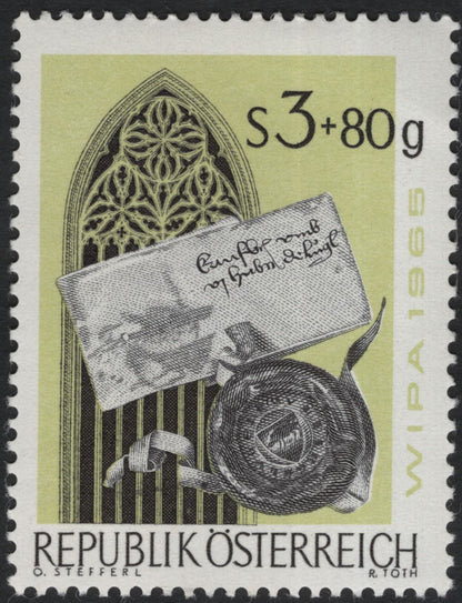 SCG11215 - Austria 1965 WIPA Semi-Postal Stamps – Printing & Postal Heritage (Complete Set)