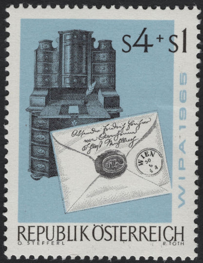 SCG11215 - Austria 1965 WIPA Semi-Postal Stamps – Printing & Postal Heritage (Complete Set)